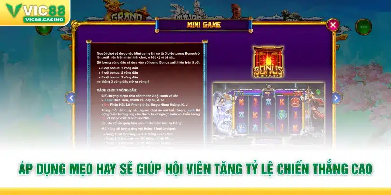 Áp dụng mẹo hay sẽ giúp hội viên tăng tỷ lệ chiến thắng cao